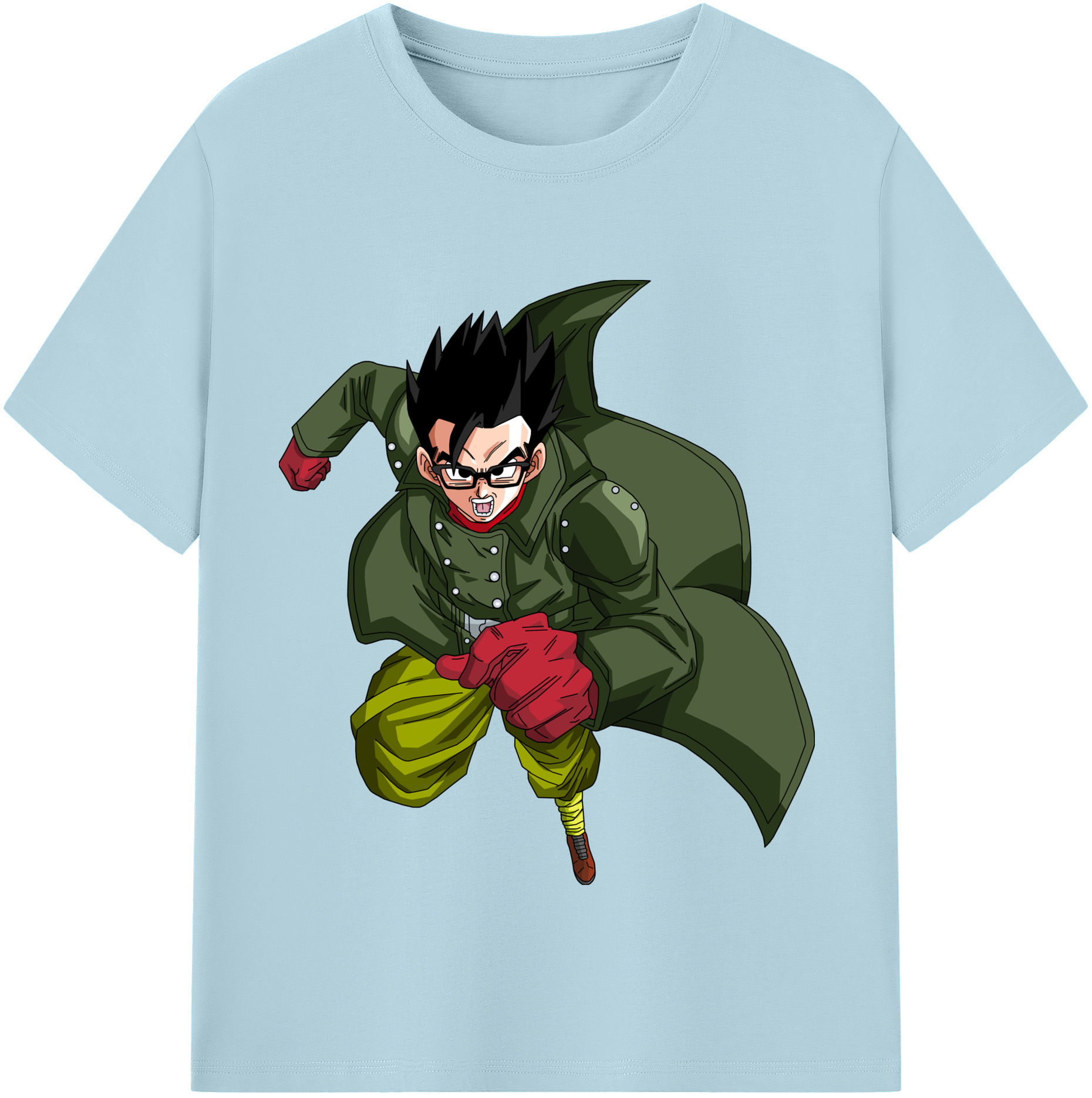 （画像用） ドラゴンボール 孫 悟飯（そんごはん）DRAGON BALL Son Gohan 綿100％半袖Tシャツ（フロントプリント）